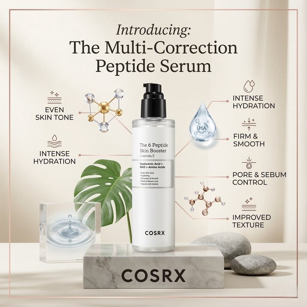 COSRX The 6 Peptide Skin Booster Serum – 150ml view 2