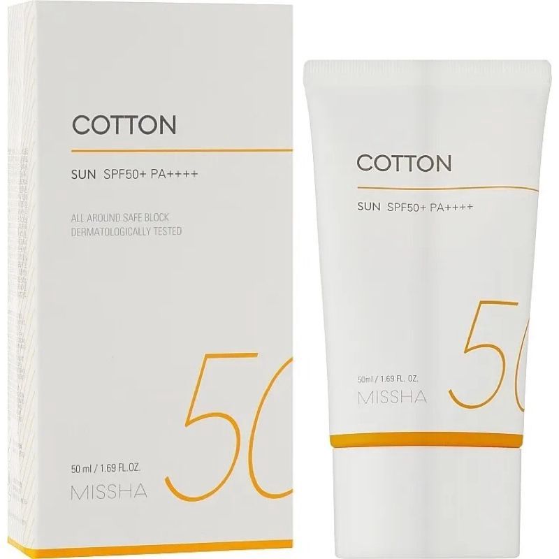 MISSHA All Around Safe Block Cotton Sun SPF50+ PA++++ – 50ml