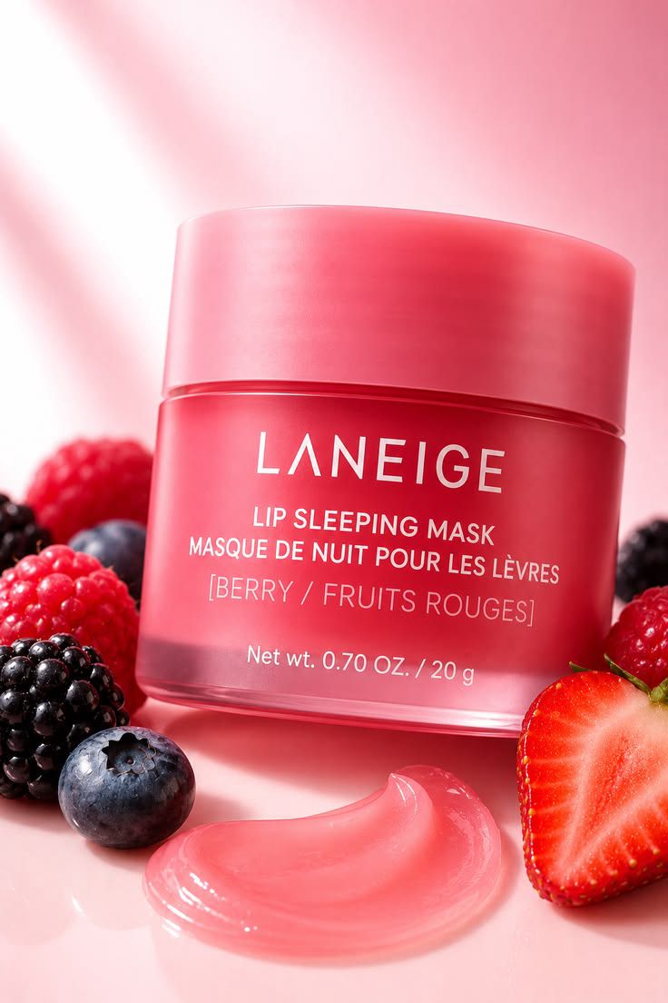 Laneige Lip Sleeping Mask EX (Berry) 3G Overnight Hydrating Lip Mask (Mini Size) view 2